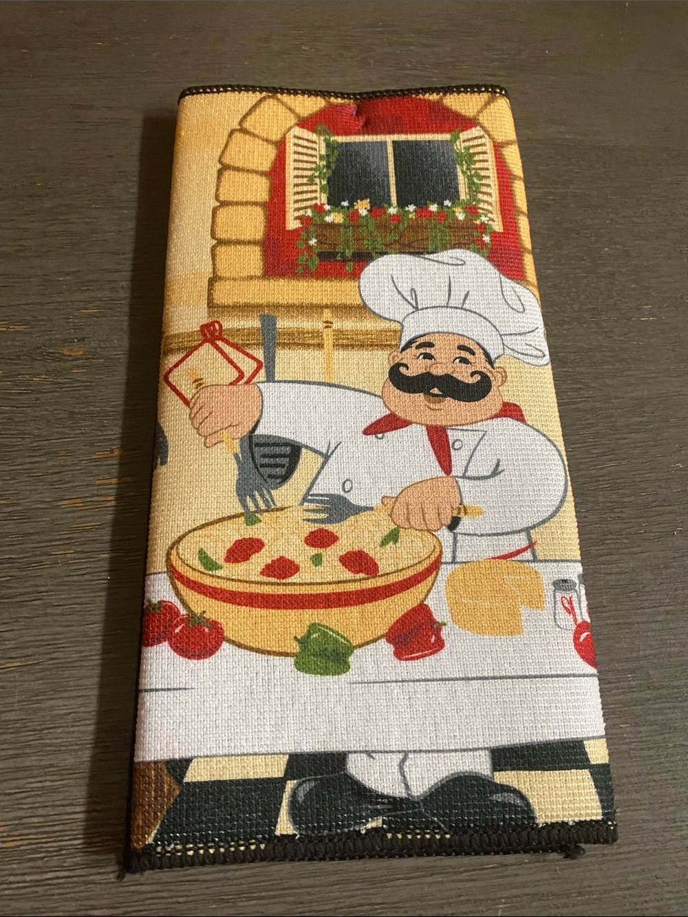 Chef Illustration Drying Mat